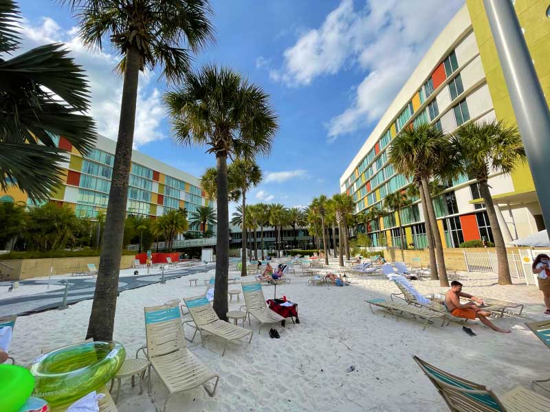 Universal Orlando Resort Cabana Bay Beach Resort Pool Area
